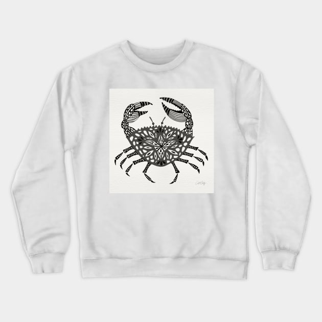 Grey Crab Crewneck Sweatshirt by CatCoq